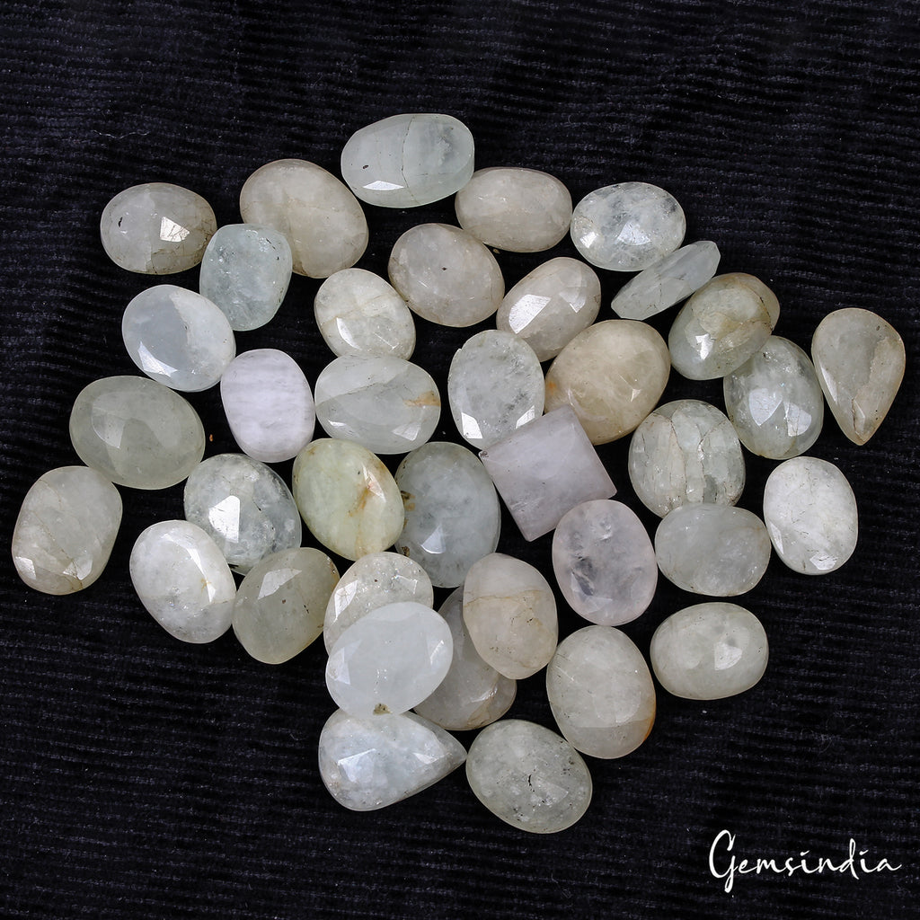 Beryl Lot, Loose Gemstone, Untreated — 38 Pieces, 14mm to 20mm, 540 Ct, Brazil