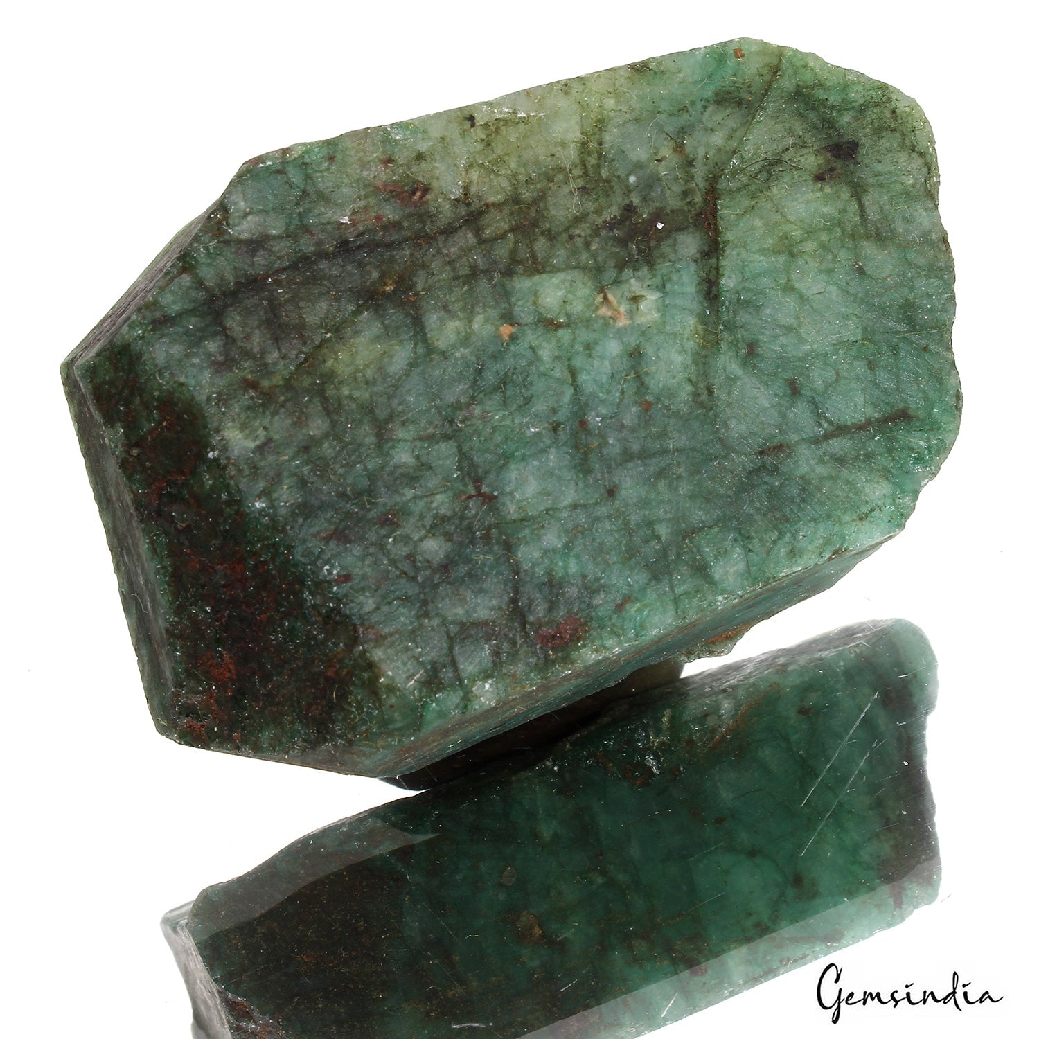 600 Ct Natural Green Brazilian Emerald Rock Uncut Raw Rough Healing Crystal Gems