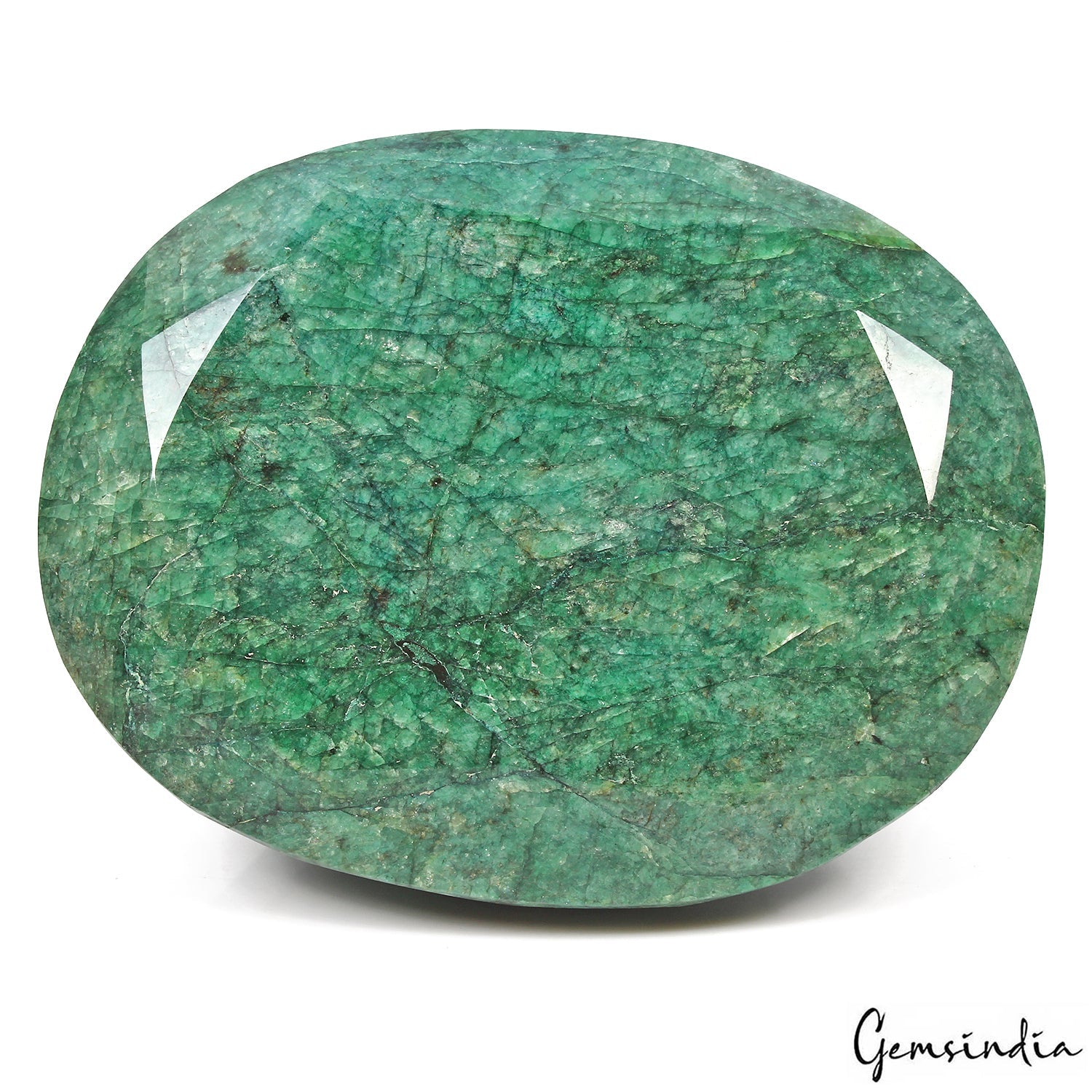 Museum Size 6.3Kg Natural Brazilian Green Emerald Oval Earth mined Huge Gemstone