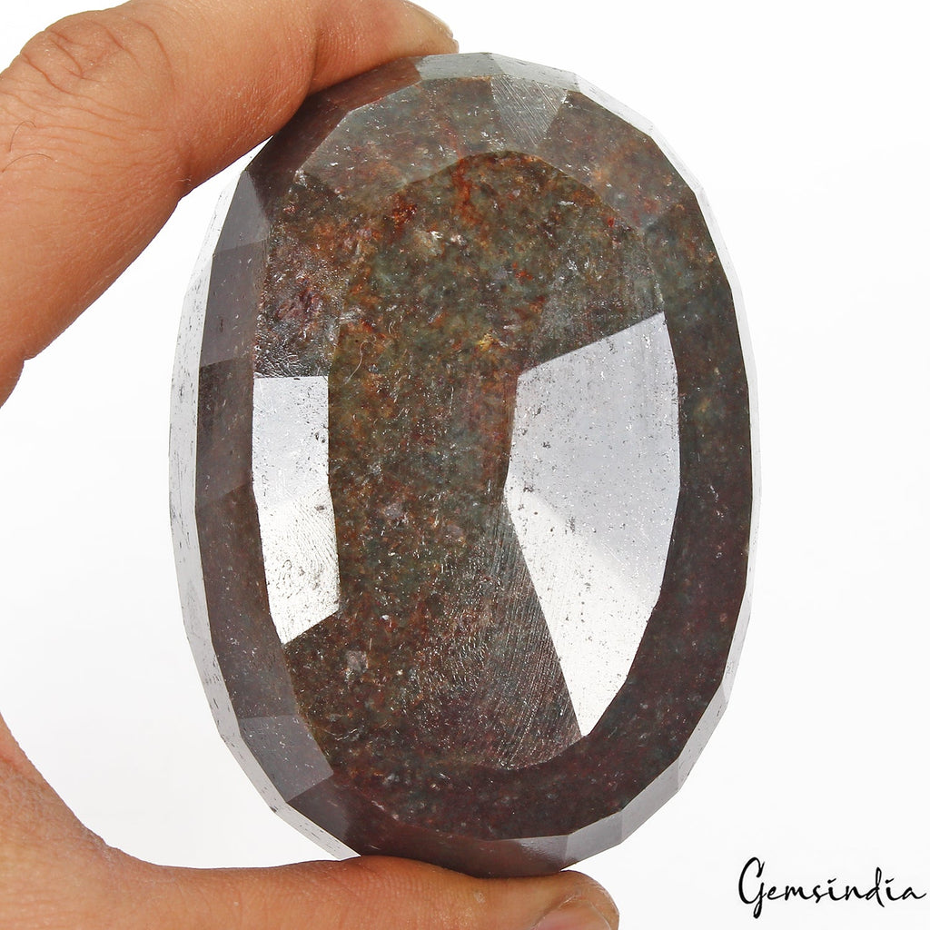 2320 Cts Natural Untreated Bi Color Ruby Kyanite Oval Faceted Cut Huge Loose Gem