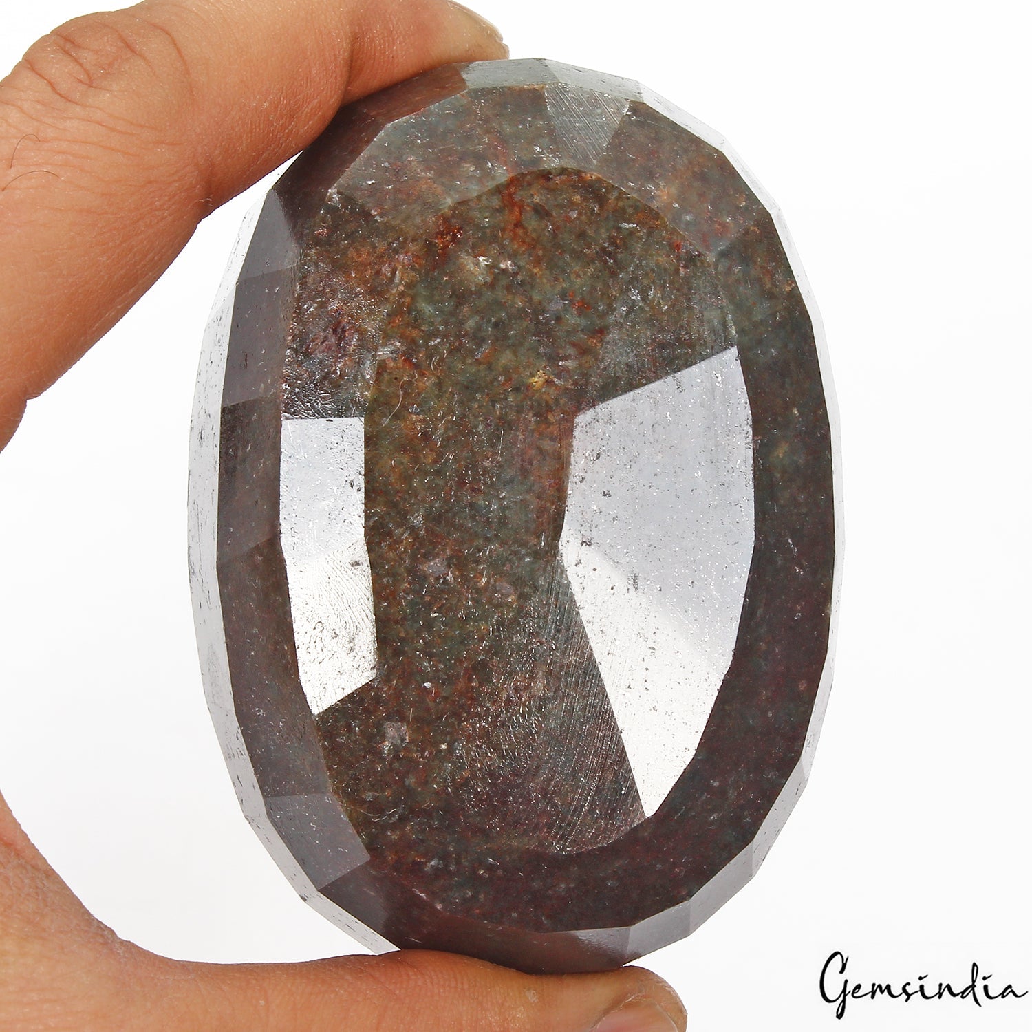 2320 Cts Natural Untreated Bi Color Ruby Kyanite Oval Faceted Cut Huge Loose Gem