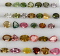 Tourmaline Lot, Loose Gemstone, Oval, Pear, Round, Marquise & Trilion Cut, Untreated — 32 Pieces, 4mm to 8mm, 15.00 Ct, Mozambique