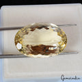 25.30 Ct Natural Yellow Citrine Oval Cut Loose Huge Untreated Clean Gemstone
