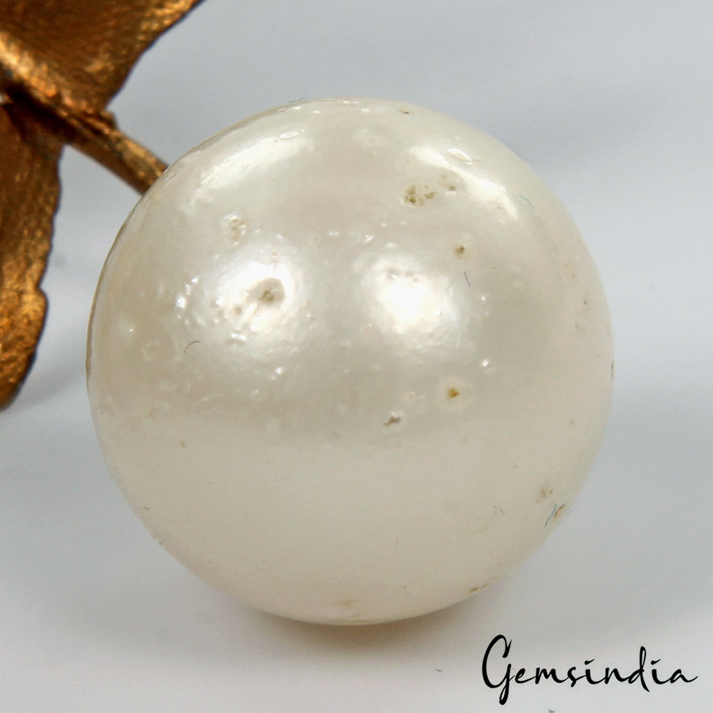 Huge 12mm Natural South Sea Genuine White Round Pearl Undrilled Jewelry Gemstone