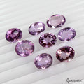 32.80 Ct Natural Untreated Finest Purple Amethyst Oval Cut Faceted Gem Lot 8 Pcs