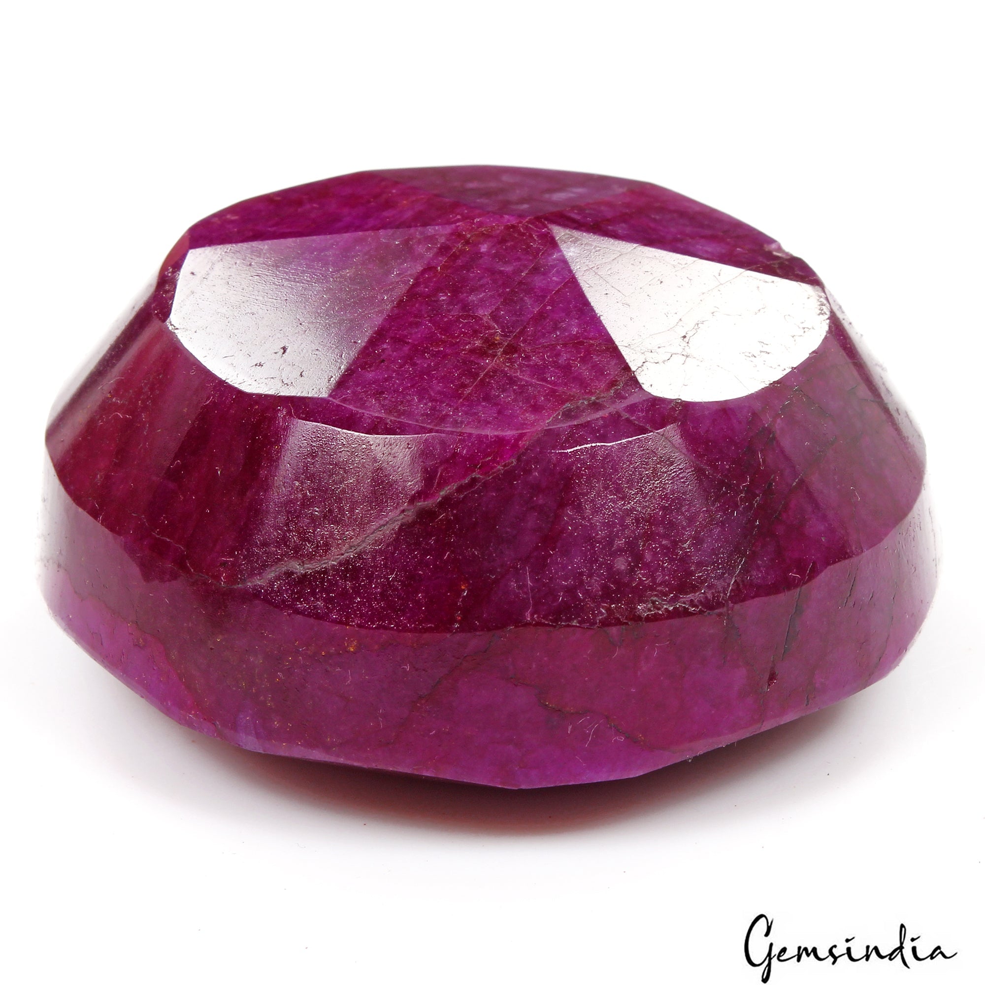 930 Ct Natural Pink Red USA Beryl Bixbite Round Cut Faceted Earth Mined Gemstone