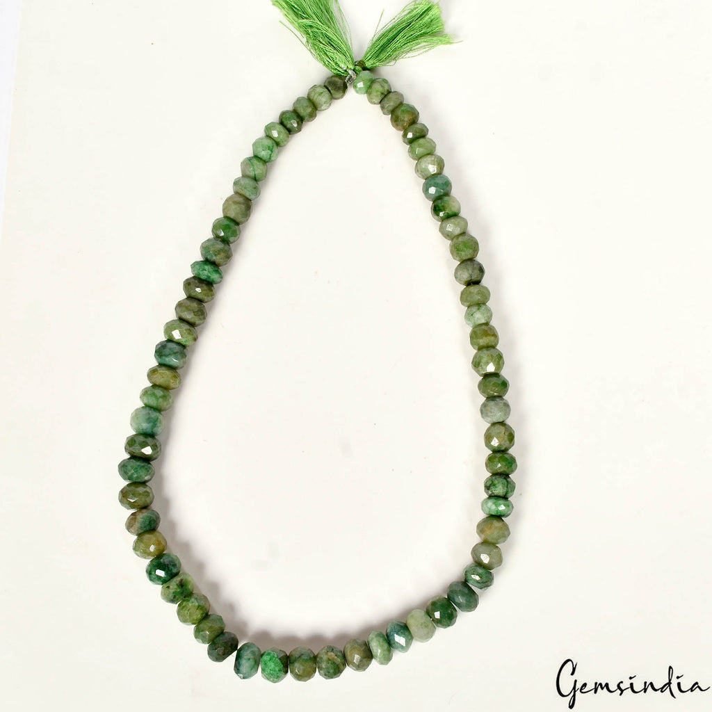 1000 Cts Natural Emerald Round Cut Loose Drilled 10-15mm Gemstone Beads ~ 64 Pcs