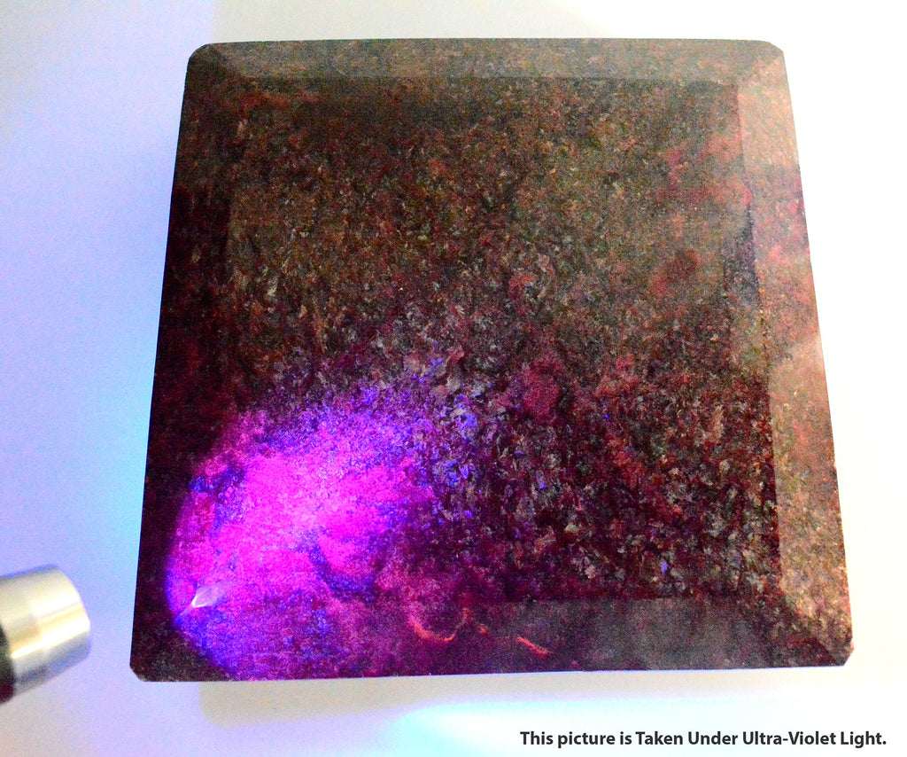 RARE 7.2 Kilo Natural HUGE Red Ruby Museum Grade Octagon Cut Loose Gemstone
