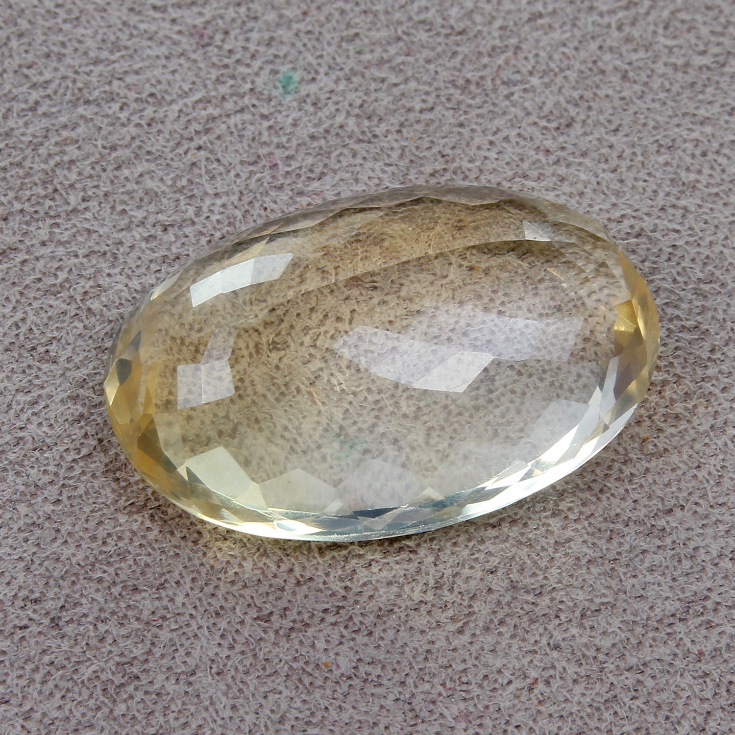 Citrine Loose Gemstone, Untreated, Yellow — 24x16x8 mm, 25.50 Ct, Brazil