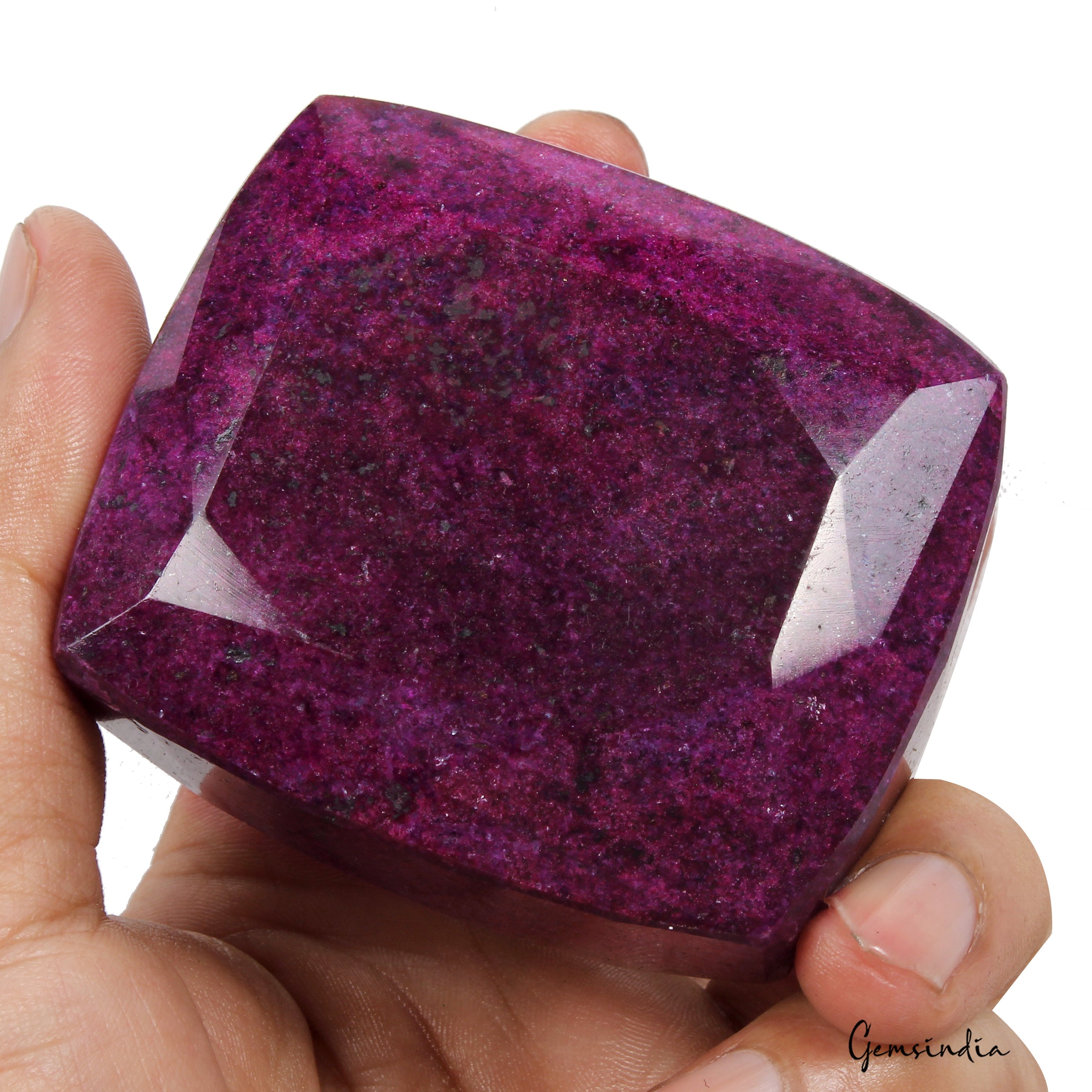 Natural Pink Red Ruby 2620 Ct Cushion Cut Loose Earth mined Museum Size Gemstone
