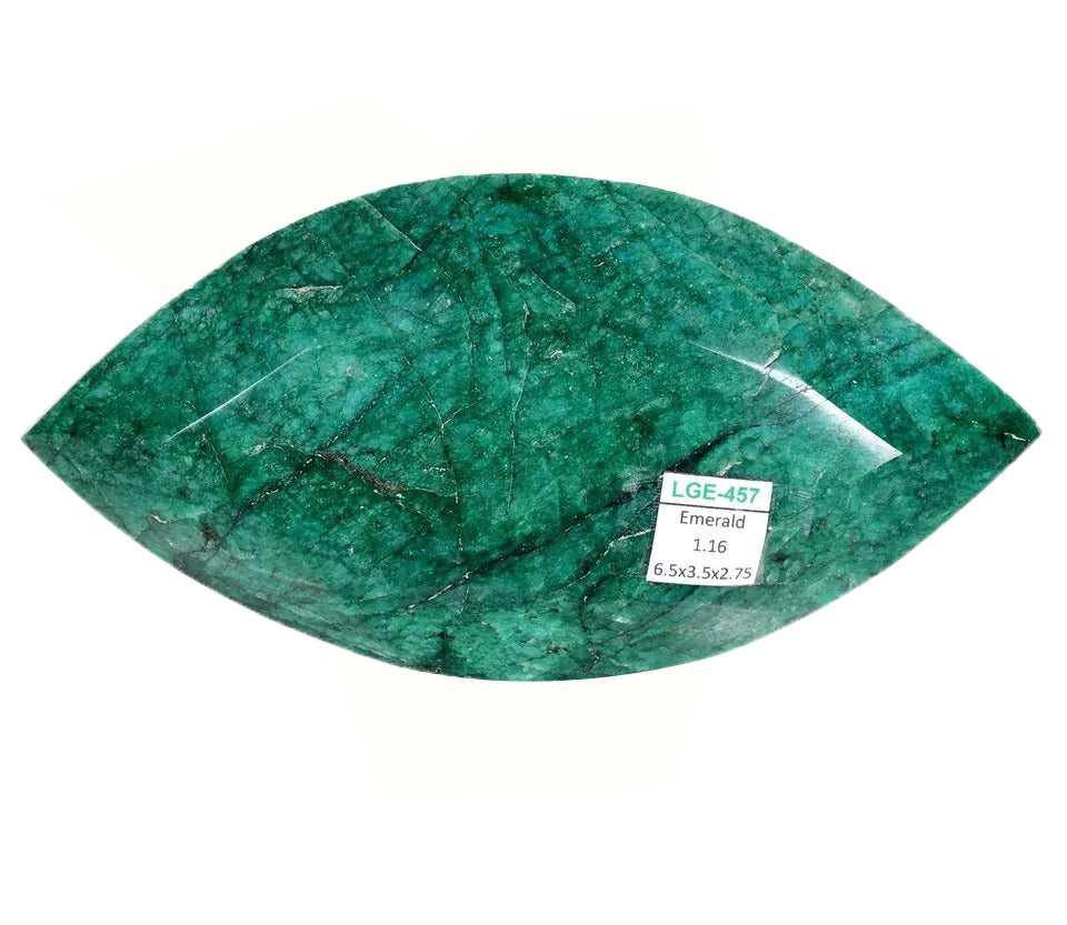1.16 Ct Natural Emerald Marquise Faceted Earth Mined Huge Gems From Brazil NM