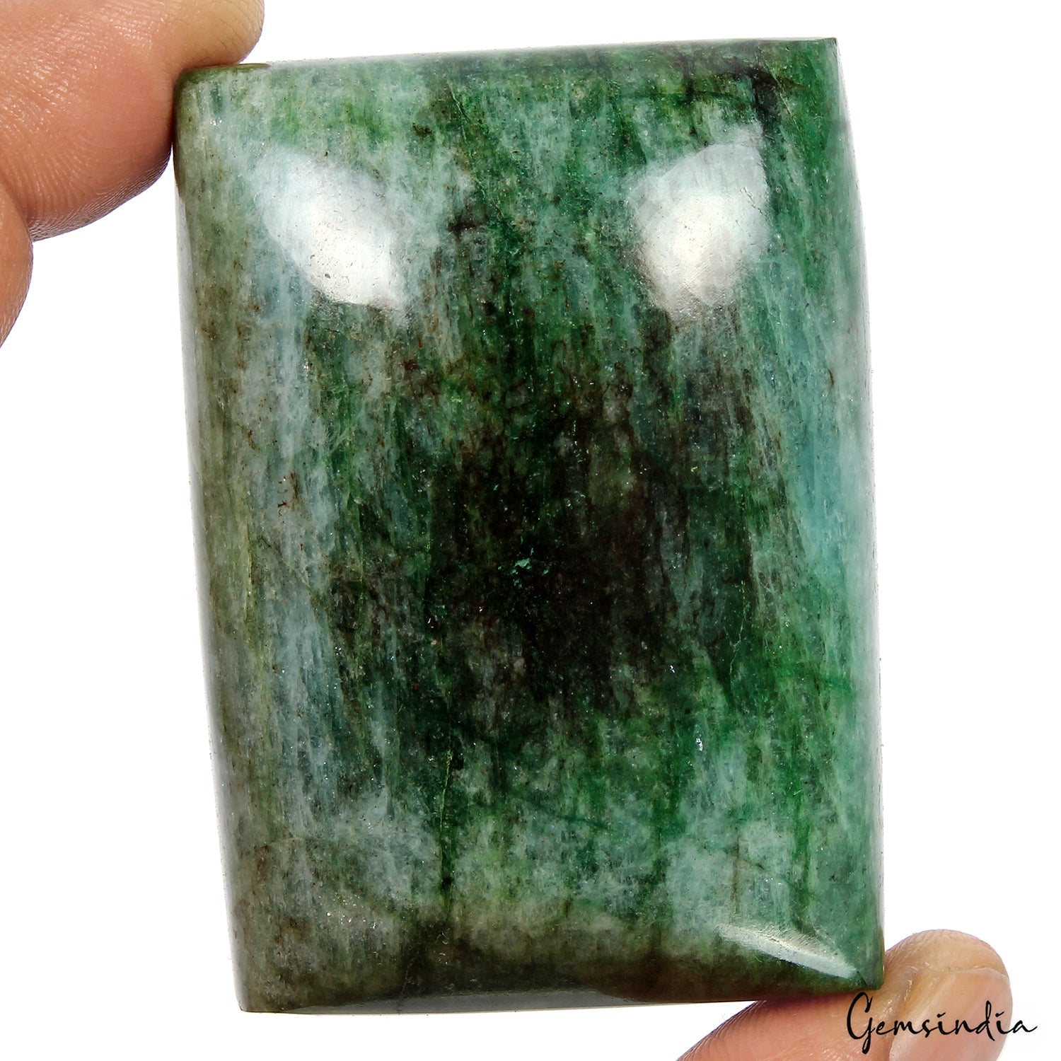 780 Ct Natural Green Brazilian Emerald Rectangular Cab Earth Mined Huge Gemstone