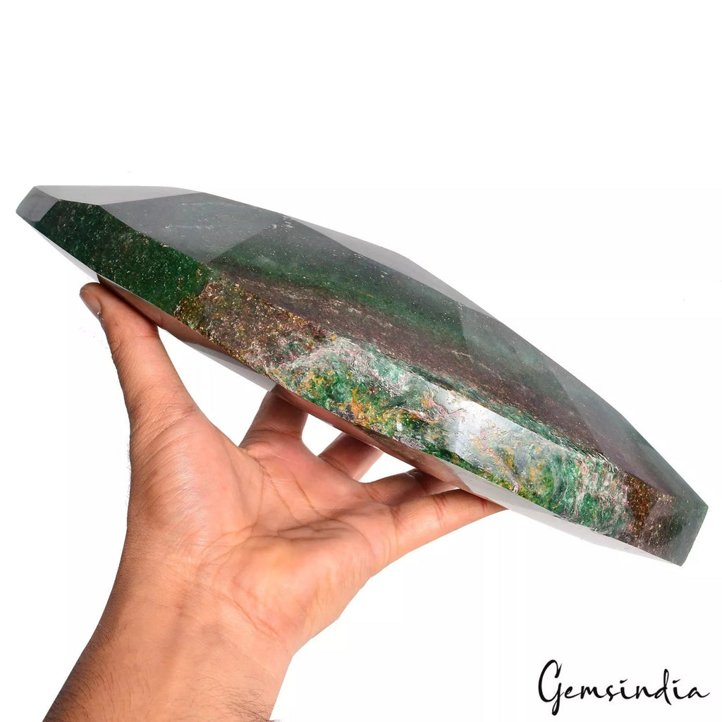 Aventurine Loose Gemstone, Marquise Cut, Untreated — 12.5x5.25x2.75 inches, 17550 Ct (3.51 Kg), Madagascar