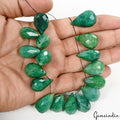Emerald Beaded Strand, Color Enhanced — 21mm to 28mm, 520 Ct, Brazil