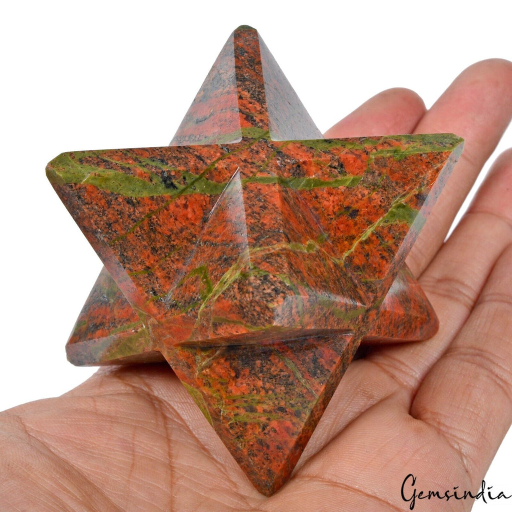 Unakite Loose Gemstone — 51x53mm, 1375 Ct (275 g)