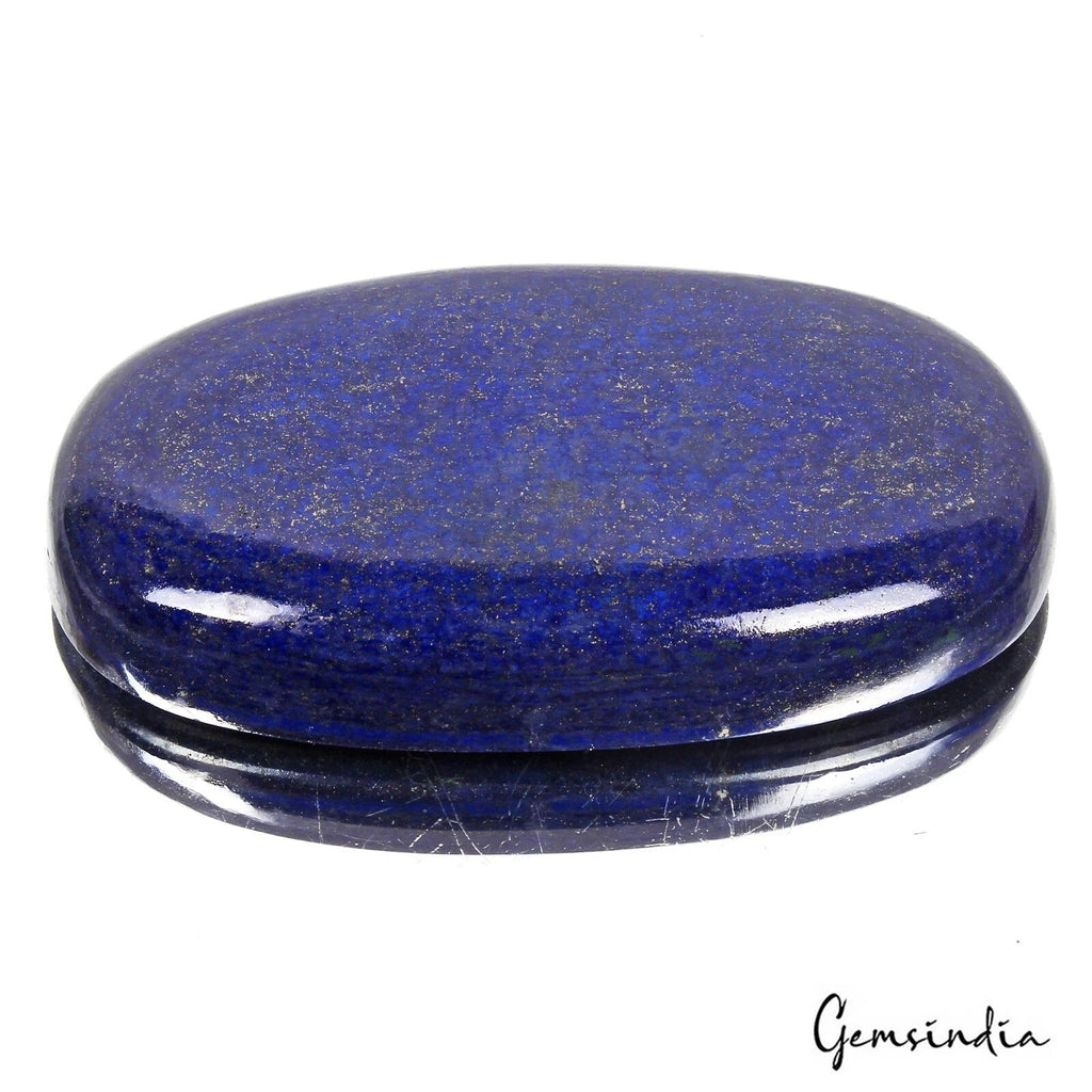 3510 Cts Natural Blue Lapis Lazuli Gold Pyrite Oval Cab Loose Huge Size Gemstone