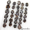 31 Pcs Natural Untreated Black Sapphire 12mm-18mm Loose Mix Ring Size Gemstones
