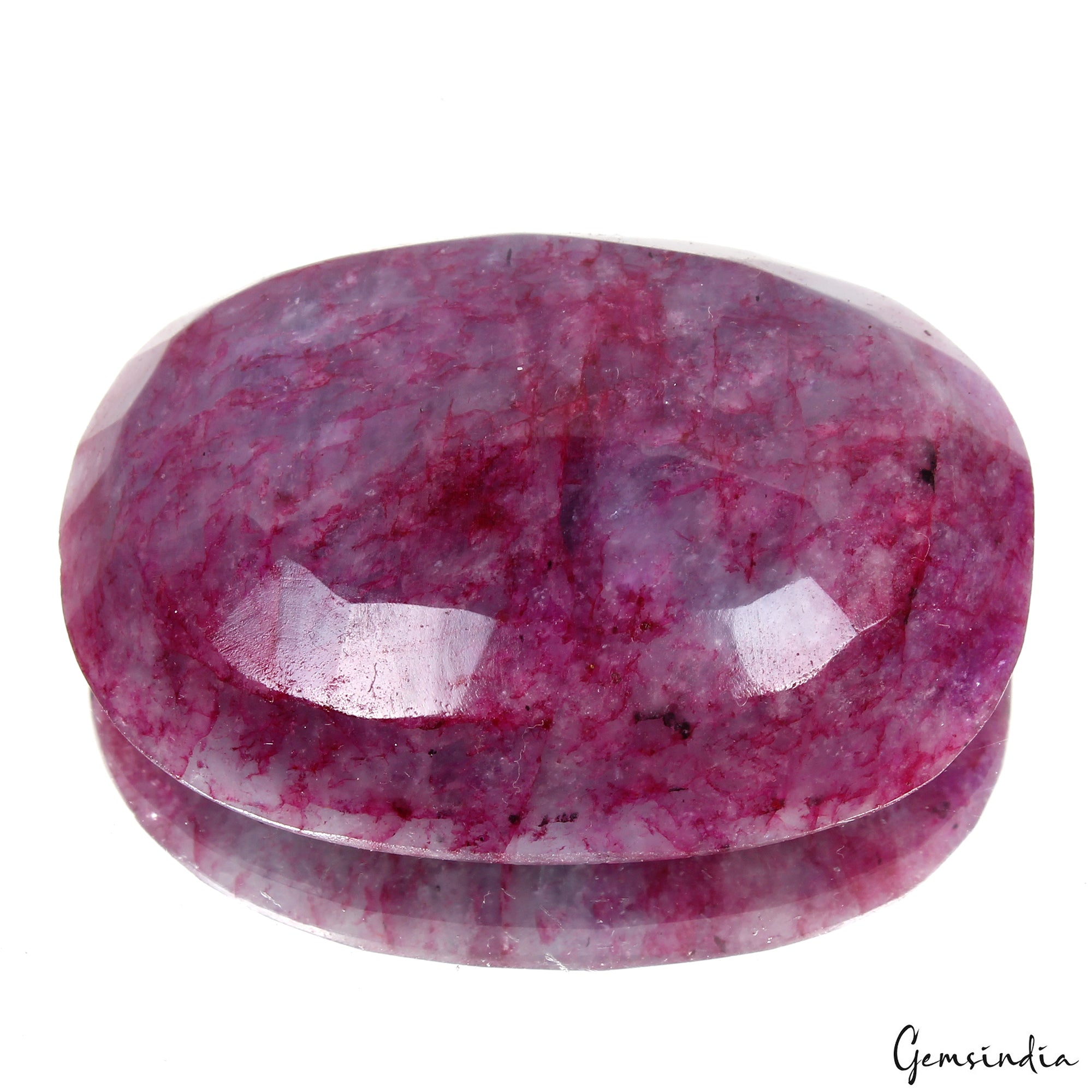 Huge 220 Cts Natural Red Beryl Bixbite Oval Cut Loose 52*37*15mm USA Gemstone