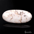 88 Ct Natural Untreated Arizona USA White Buffalo Turquoise Oval Cab Loose Gems