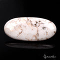 Turquoise Cabochon, Untreated, White — 62 x 29 x 5mm, 88.25 Ct