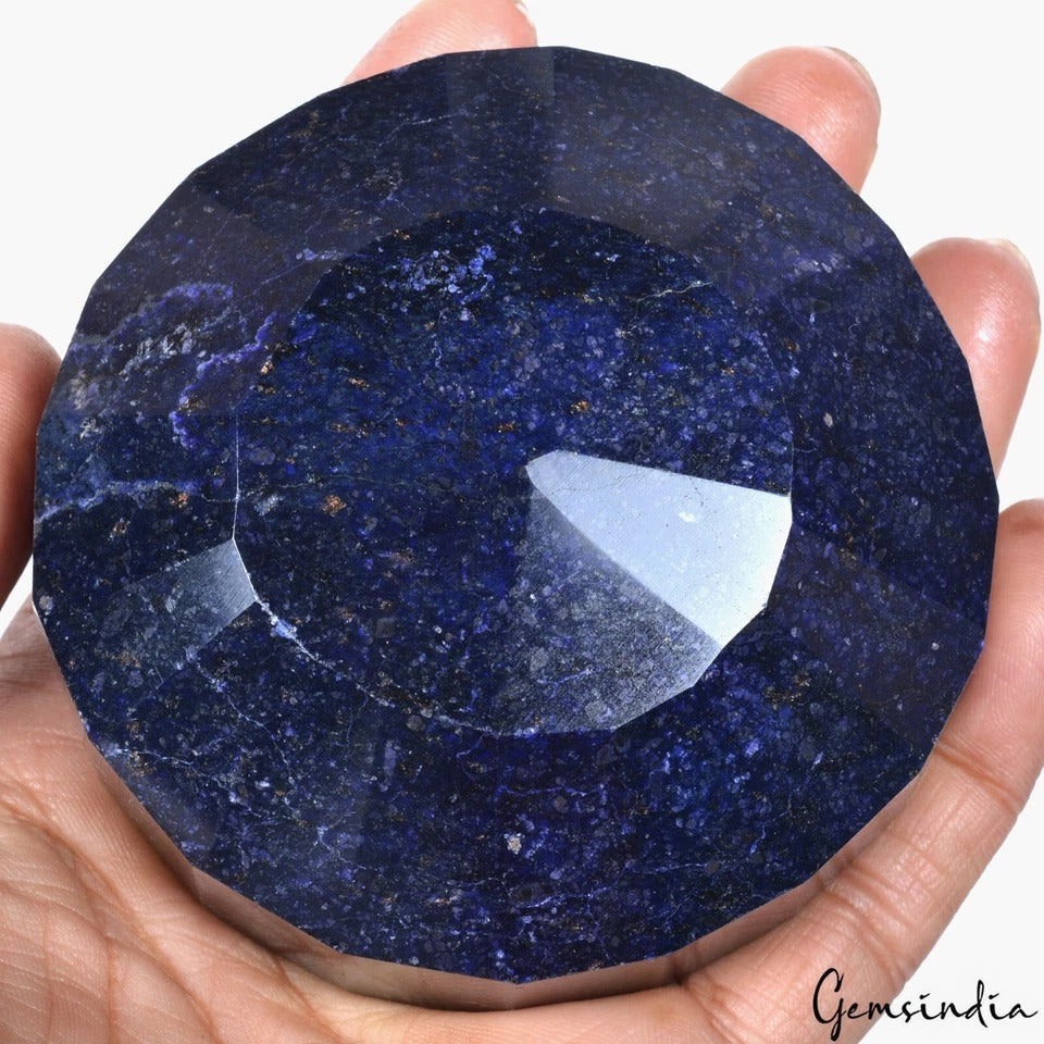 2450 Cts Natural Blue Sapphire Round Cut Huge Earth mined Museum Size Gemstone