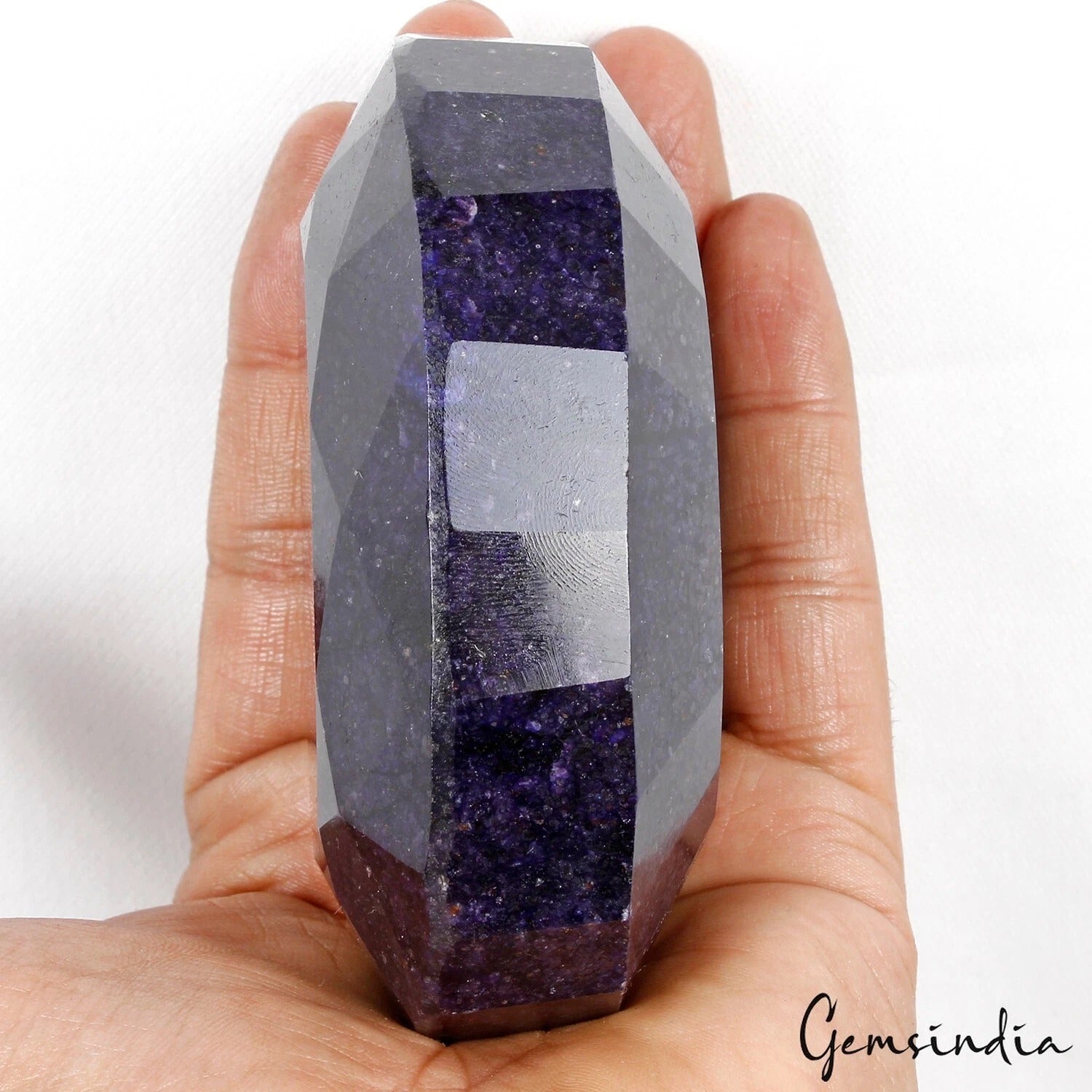 Blue Sapphire Loose Gemstone, Color Enhanced — 96x72x37mm, 2940 Ct, Africa