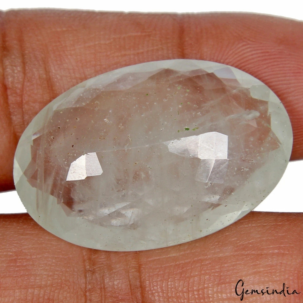 IGL&I Certified 40.80 Cts Natural Brazilian Untreated Blue Aquamarine Oval Gem