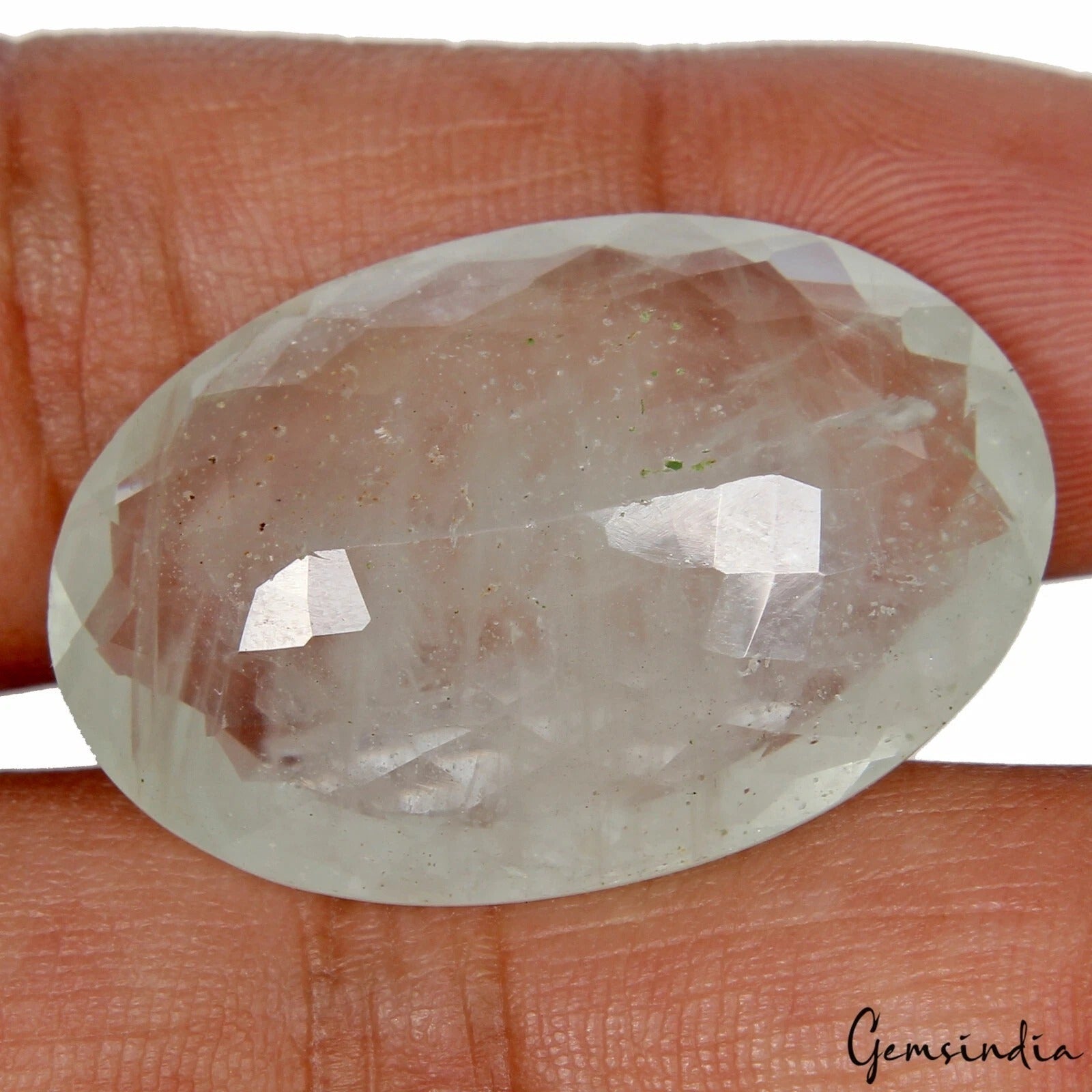 IGL&I Certified 40.80 Cts Natural Brazilian Untreated Blue Aquamarine Oval Gem