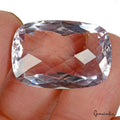 29.00 Ct Natural Untreated Purple Amethyst Cushion Cut Loose Certified Gemstone