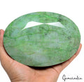 7420 Cts Natural Emerald Huge Oval Faceted Cut Museum Size Gemstone From Brazil