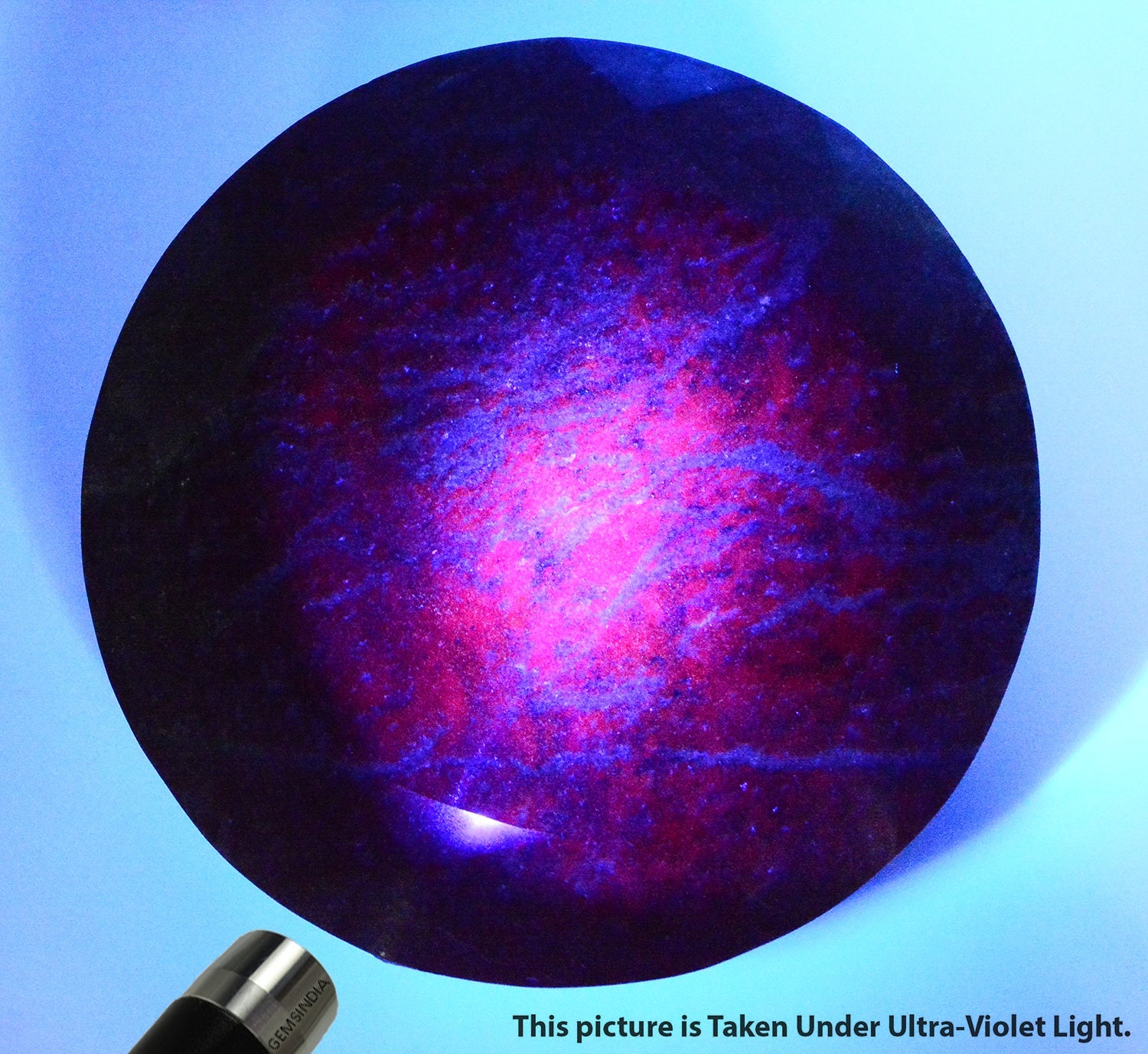 5.6 Kg 100% Natural Ruby Kyanite Round Cut Untreated Large Size Gemstone W Stand