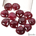 12 Pcs 100% Natural Red Ruby Heart Cut Loose 18-22mm Jewelry Gemstones~ 320 Cts