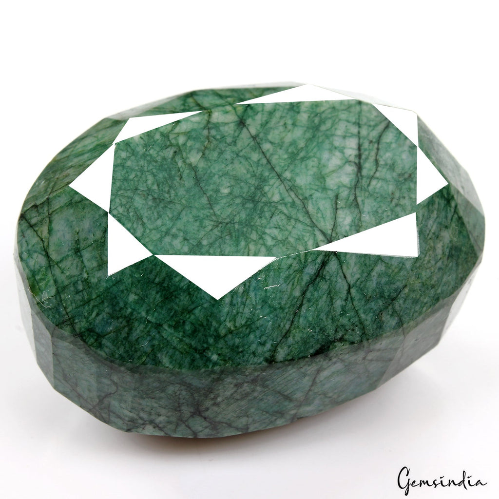 760 Ct Natural Huge Green Emerald Earth-Mined Museum Size Brazilian Gemstone