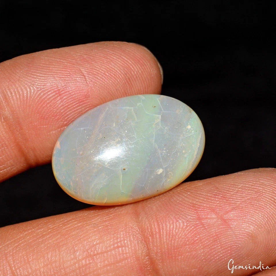 Australian Opal Cabochon — 5 mm, 14.80 Ct, Australia
