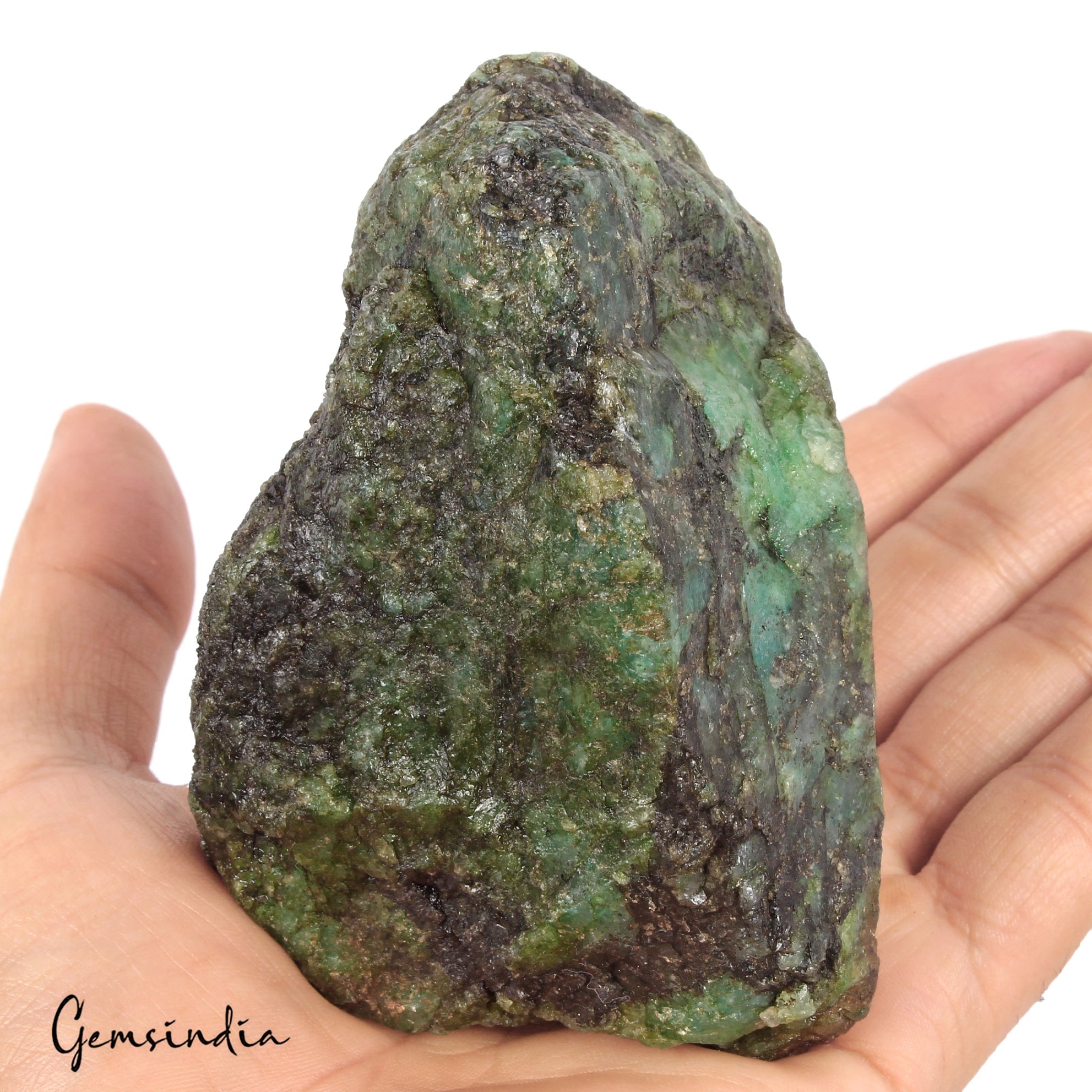 HUGE 2270 Ct Natural Green Emerald Colombian Uncut Raw Rough Loose Gems Specimen