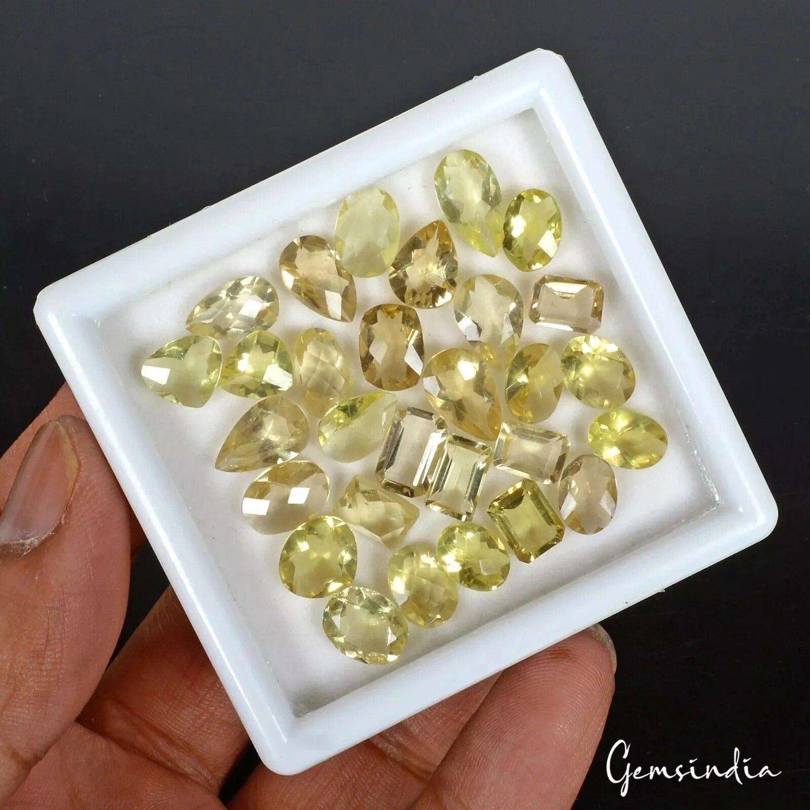 Citrine Lot, Loose Gemstone, Untreated — 29 Pieces, 8mm To 12mm, 48.40 Ct, Brazil