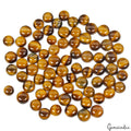 Tiger Eye Lot, Cabochon, Round Cabochon, Untreated — 74 Pieces, 08mm to 11mm, 330 Ct, Madagascar