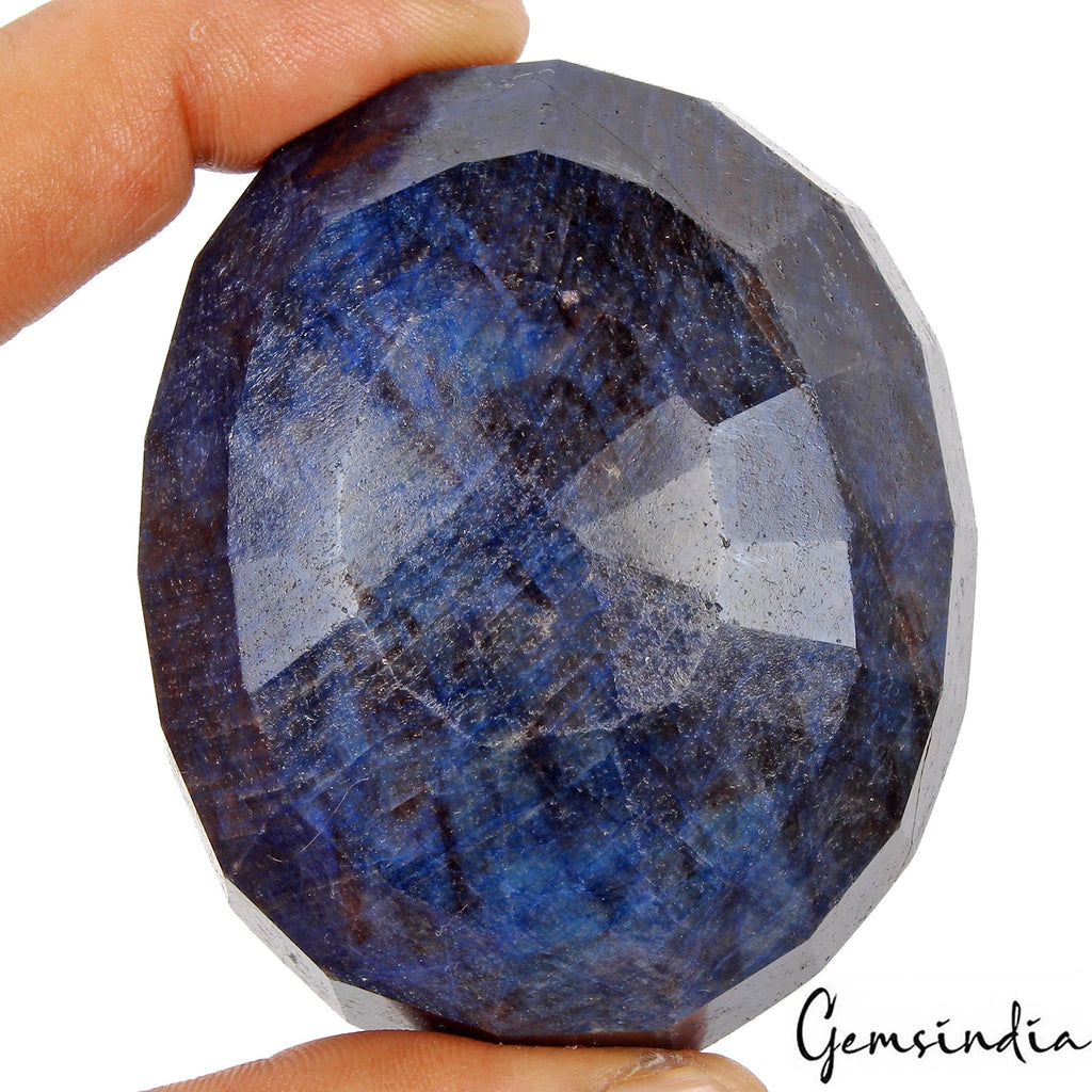 1280 Ct Natural Blue Sapphire Oval Faceted Museum Size Earth Mined Huge Gemstone