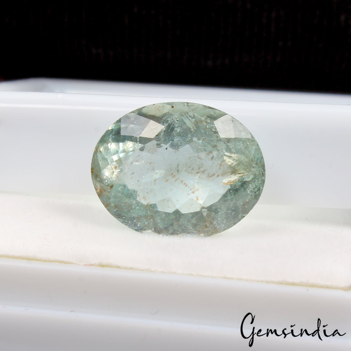 8.20 Cts Natural Untreated Brazilian Blue Aquamarine Oval Cut Loose Gem For Ring