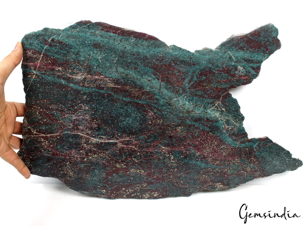 Natural Ruby Kyanite 7.3 kg 18.5x11" Extra Large Polished Crystal Slab Specimen