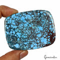 Spiderweb Blue Turquoise Cushion Cab Arizona 320 Ct Museum Size Gems From U.S