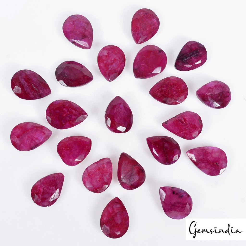 Beryl Lot, Loose Gemstone, Color Enhanced, Pink — 21 Pieces, 13mm to 15mm, 100 Ct