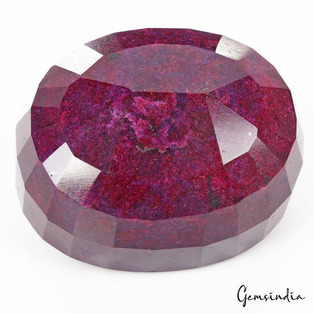Museum Size 2040 Ct Natural African Dark Red Ruby Oval Earthmined Huge Loose Gem