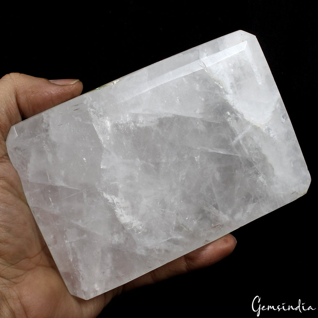 Large 1 kilo White Quartz Crystal Specimen Earth Mined Polished For Home Decor