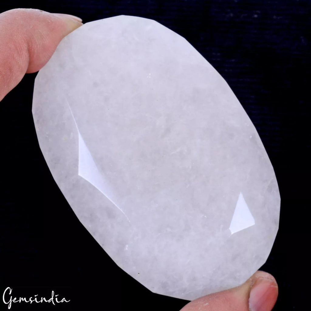 Natural Untreated White Quartz Oval Cut Faceted 720 Cts Museum Size Loose Gems