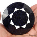 1870 Ct Natural Blue Sapphire Round Cut Faceted Huge Earth Mined Loose Gemstone