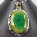 173.00 Gms Certified Natural Emerald Huge 925 Sterling Silver Exquisite Pendant