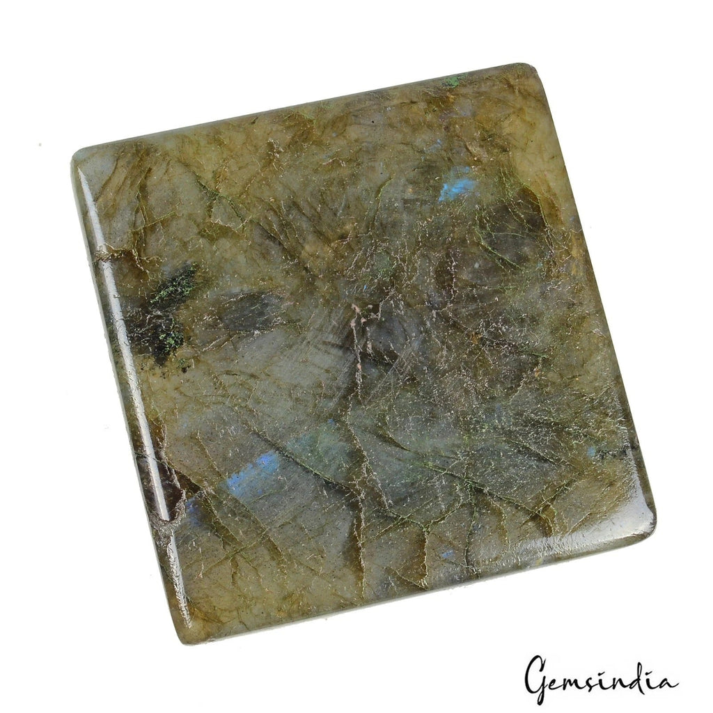 270 Cts Natural Untreated Multi Shine Labradorite Rectangle Cab Loose Gemstone