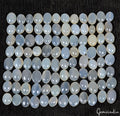 Moonstone Lot, Cabochon, Untreated — 96 Pieces, 13mm to 19mm, 1000 Ct, Madagascar