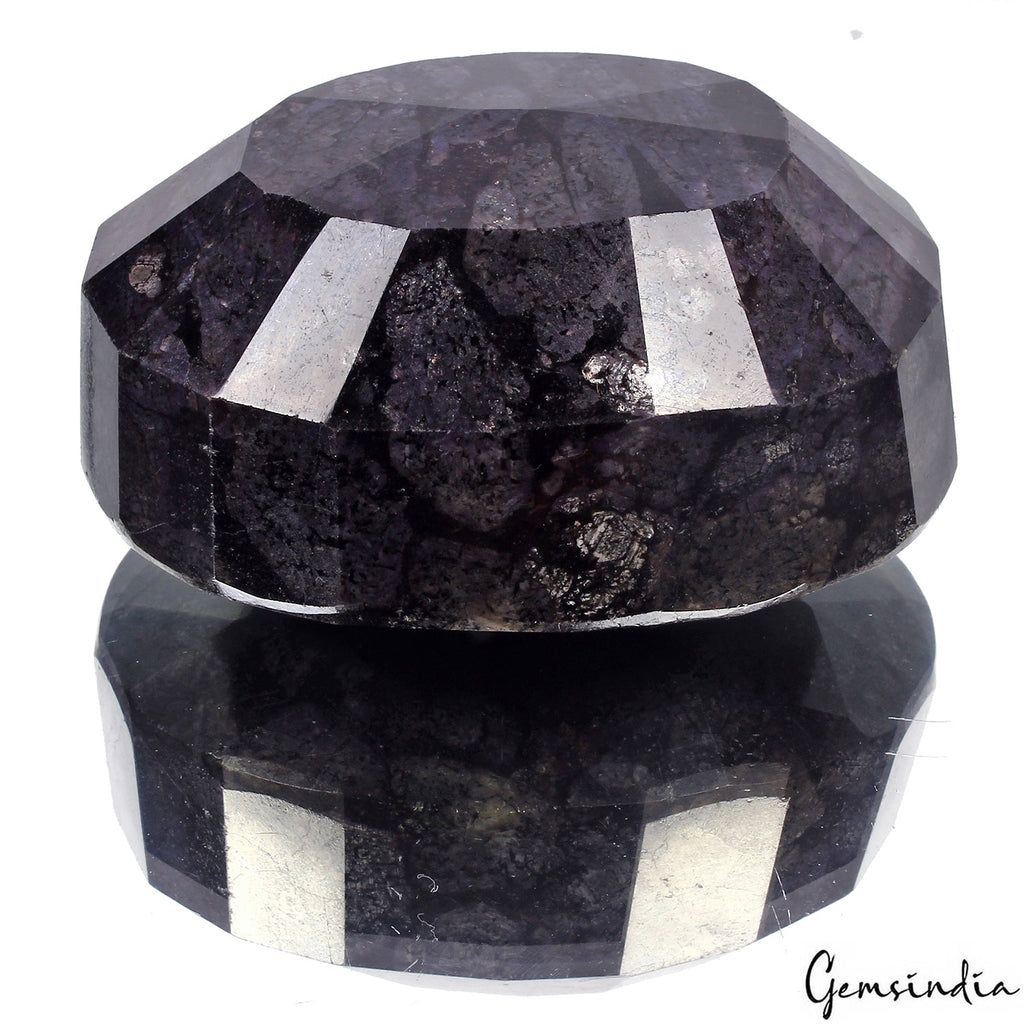 3380Ct Natural Deep Blue Sapphire Oval Cut Madagascar Loose Museum Size Gemstone